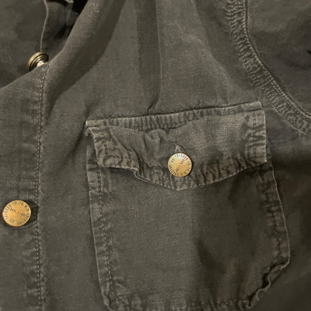 Current/elliot denim shirt Small black - Picture 2 of 4